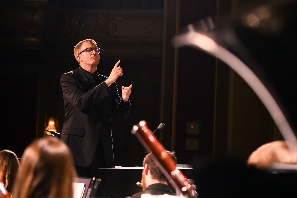 Brian A. Silvey leads University of Missouri Wind Ensemble